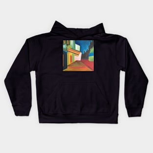 Cafe Terrace ode to Van Gogh Kids Hoodie